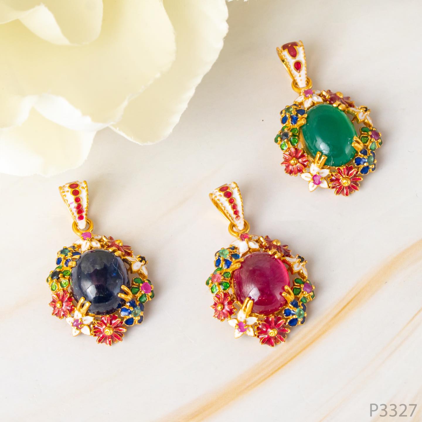 จี้พลอยแท้ Genuine gemstone pendant