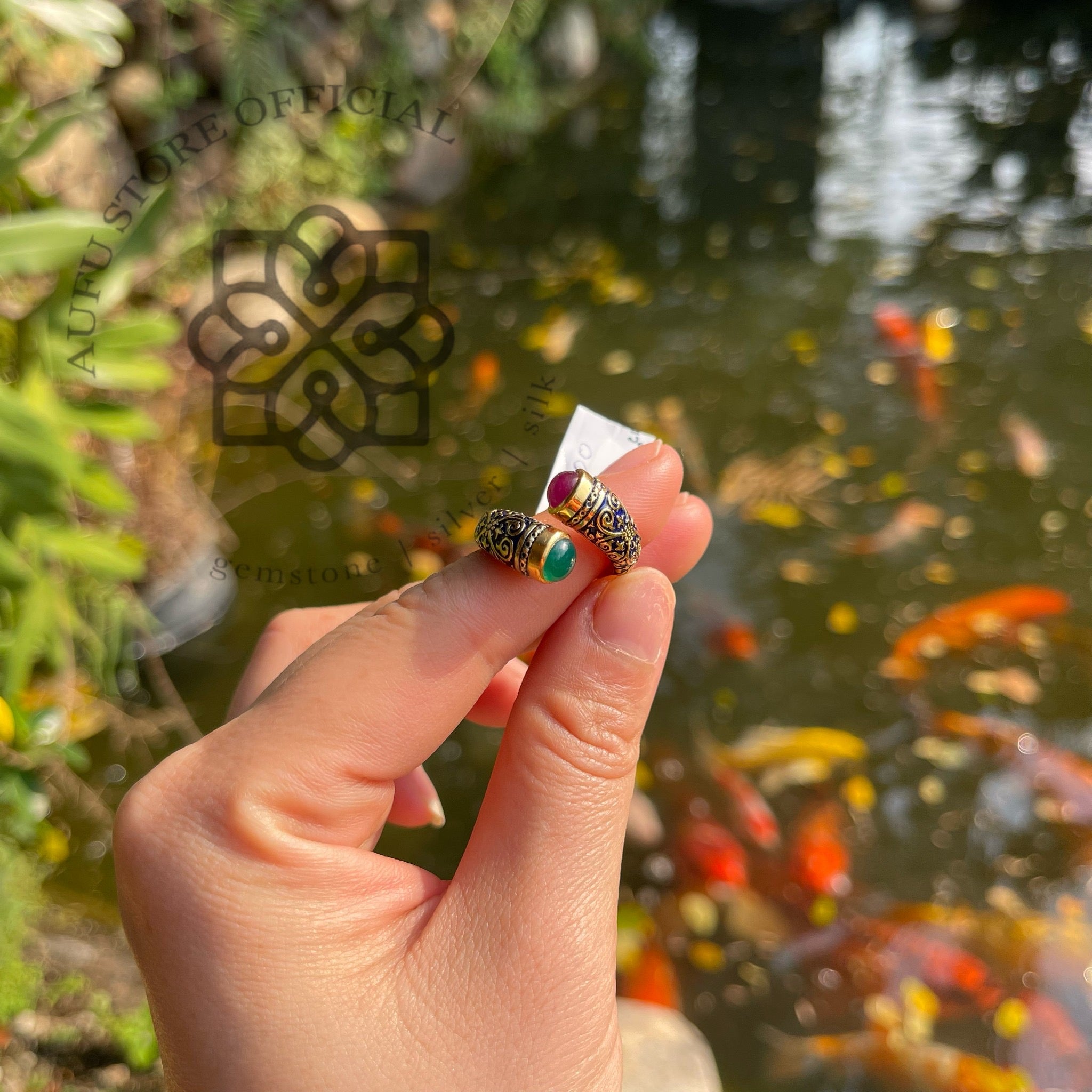 แหวนพิรอดประดับพลอย — เครื่องรางเสริมสิริมงคล พร้อมความงามระดับงานศิลป์ Protective “Pirot” Open Ring — Blessed Thai Talisman with Natural Gemstones